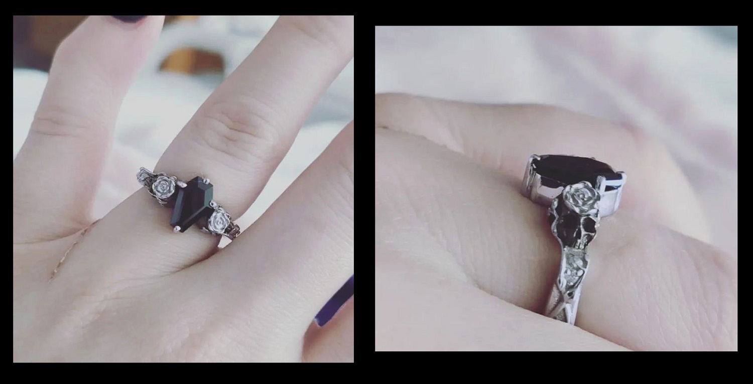 Sapphire studios coffin ring discount