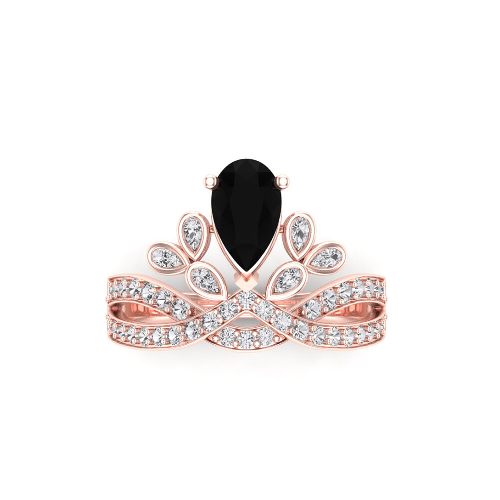 Lyst-Pear-Cut-Black-Diamond-Gold-Tiara-Engagement-Ring