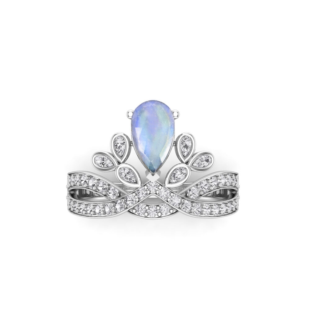 Lyst-moonstone-Pear-Cut-Gold-Tiara-Engagement-Ring