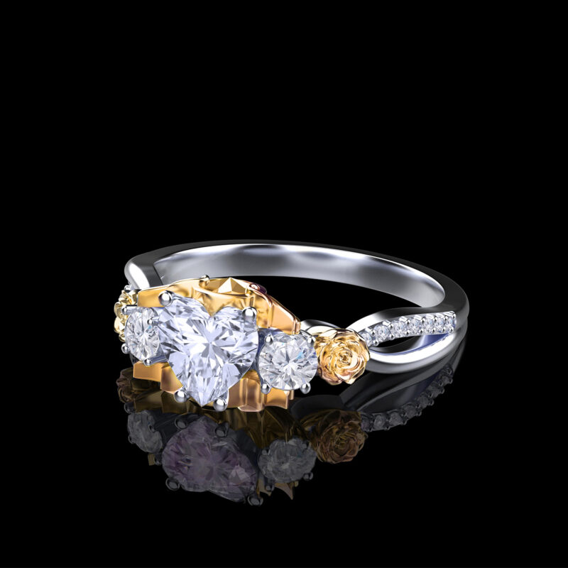 cherry-blossom-heart-cut-two-tone-gold-inspired-cardcaptor-sakura-ring