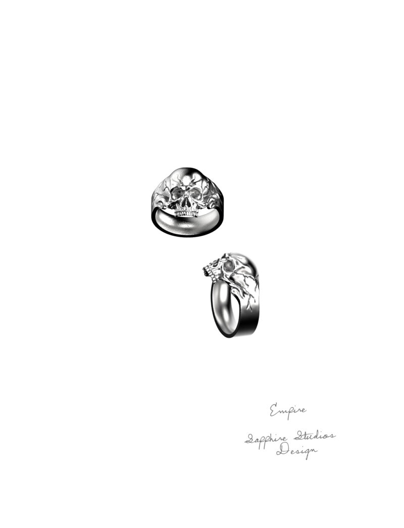 empire-mens-gold-skull-ring-sketch