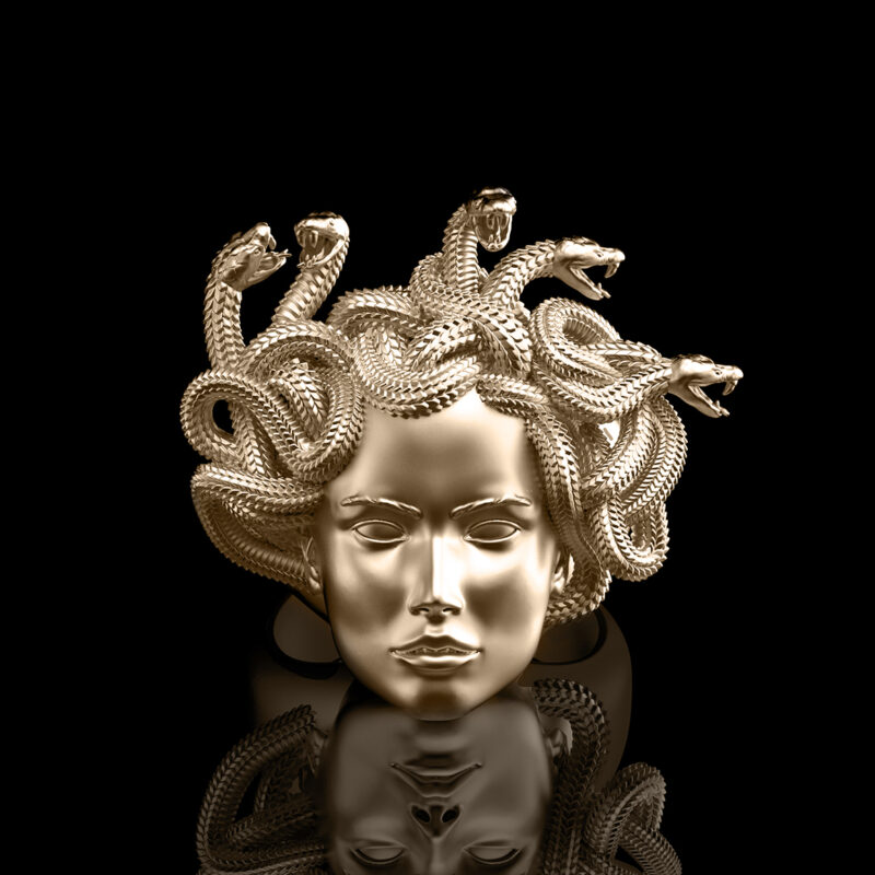 medusa-snake-ring