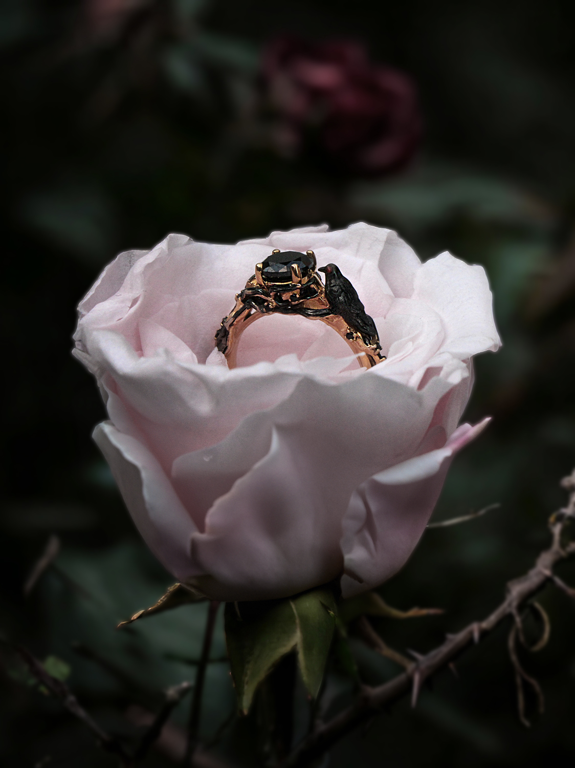 nevermore-natural-black-diamond-gold-raven-ring