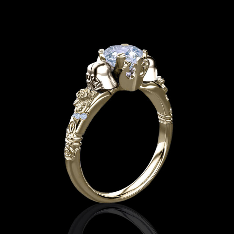 Prevail 1.35ct Gold Inspired Star Wars Engagement Ring