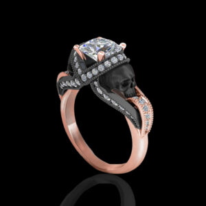 Aphrodite-skull-ring