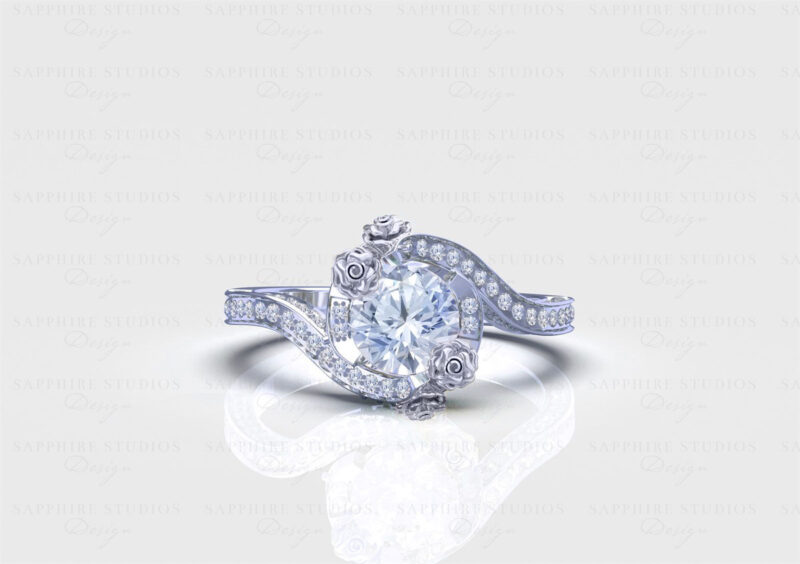 le-rose-natural-white-diamond-twist-white-gold-flower-engagement-ring