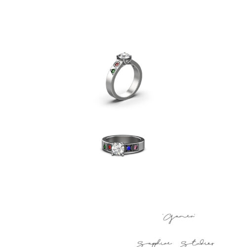 playstation-diamond-black-gold-playstation-ring-sketch
