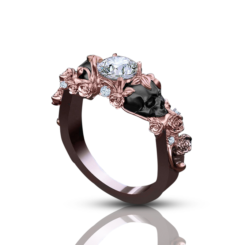 St ivy skull engagement ring deals