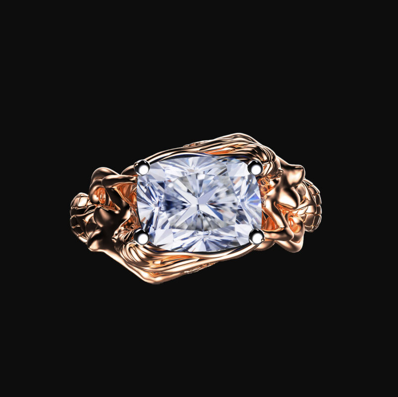 le-reve-cushion-cut-rose-gold-mermaid-ring (4)