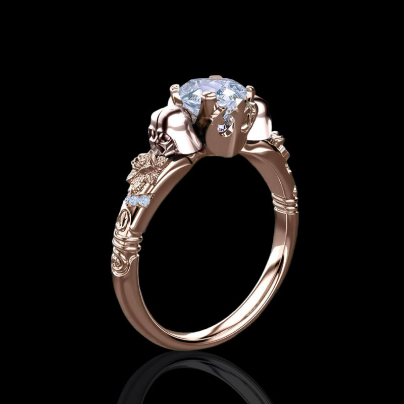 Prevail Natural Diamonds Gold Star Wars Engagement Ring