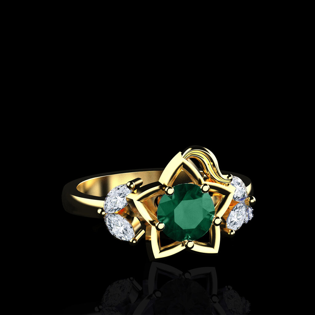 Paopu fruit engagement ring 2025