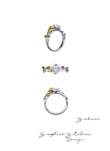 Sakura Sketch Cardcaptor Ring