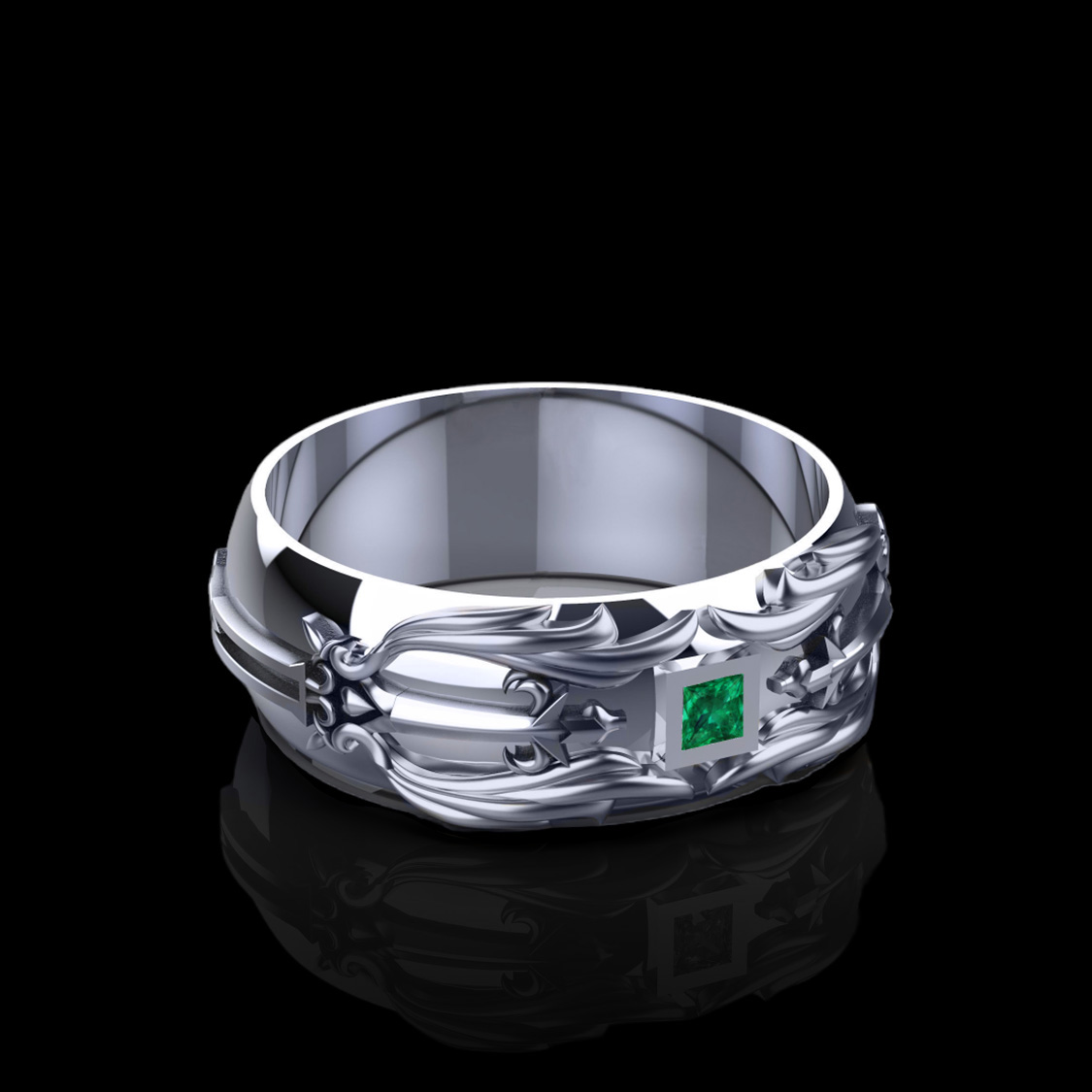 blade-emerald-white-gold-inspired-kingdom-hearts-mens-band