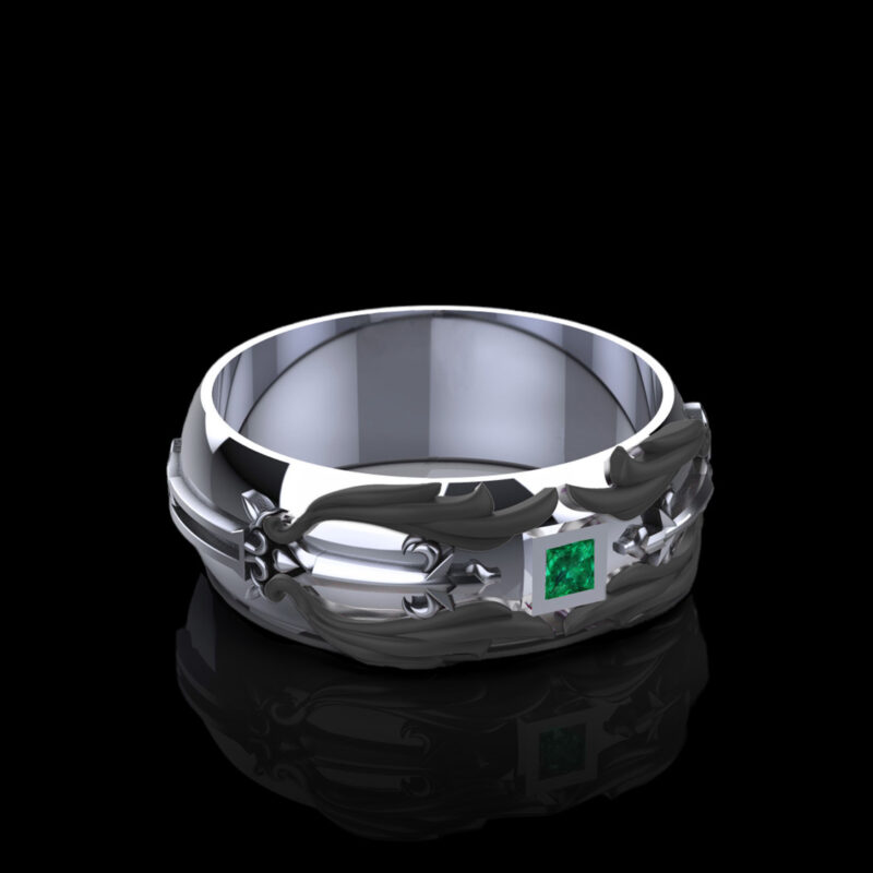 blade-emerald-white-gold-kingdom-hearts-mens-band