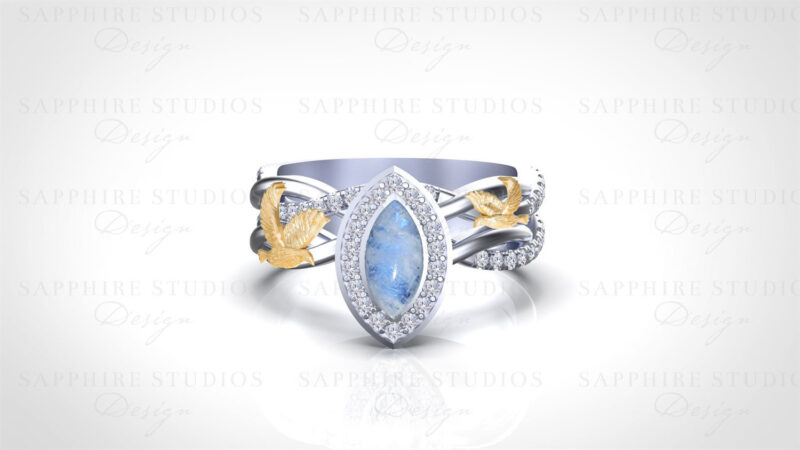 eternal-two-tone-moonstone-dove-bridal-set-paradis-collection