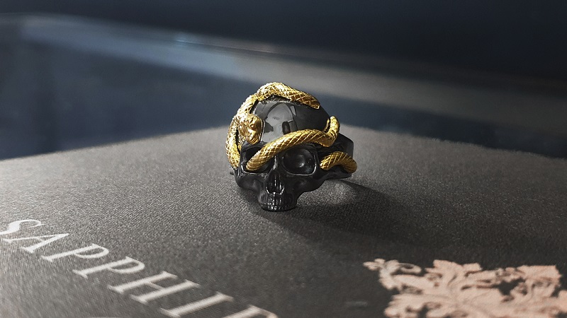 Men Snake Design Cuff Ring | SHEIN IN