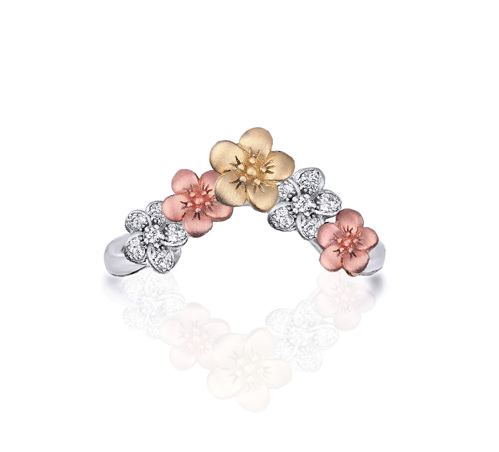 824-natural-diamond-three-tone-gold-flower-floral-band