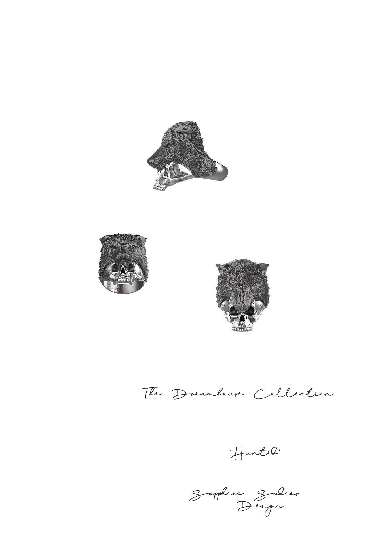 hunted-wolf-skull-mens-ring-sketch