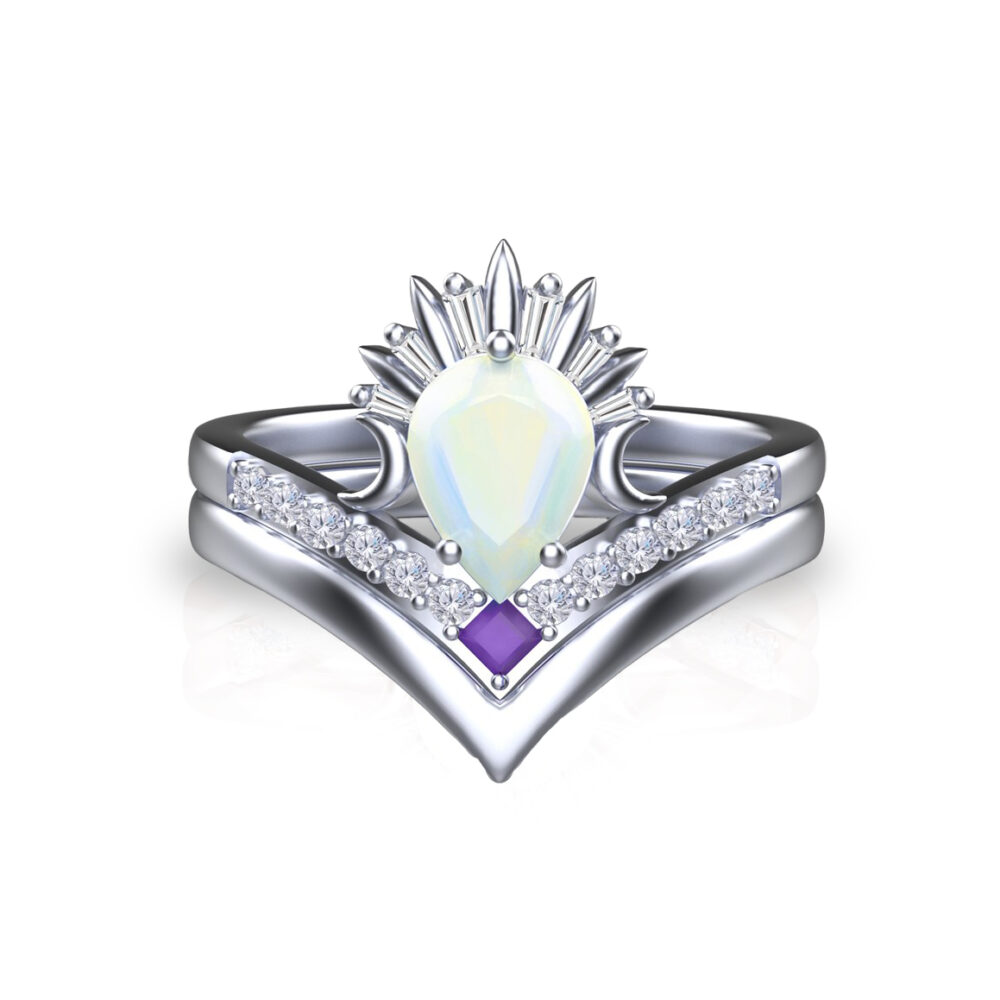 alyiah-pear-cut-moonstone-gold-moon-bridal-set