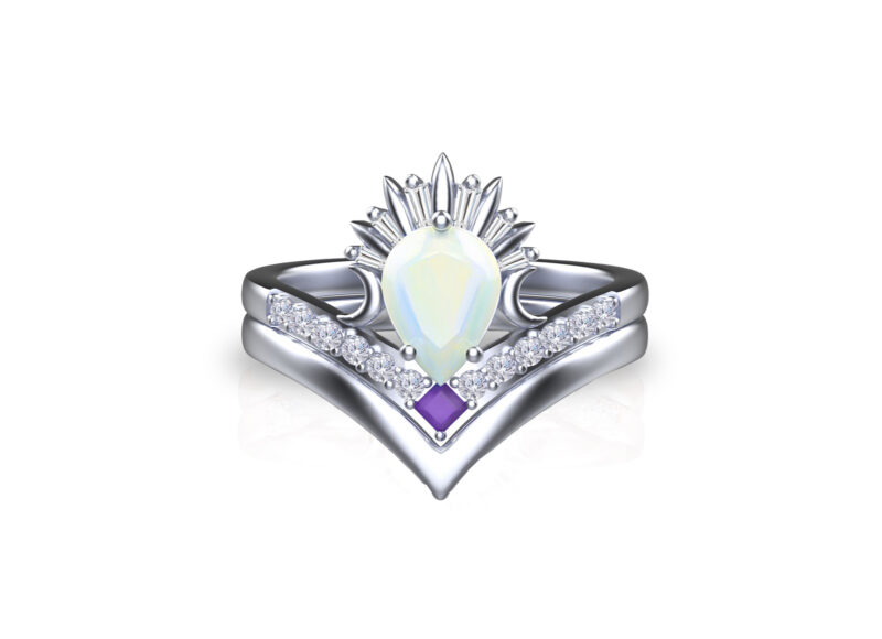 alyiah-pear-cut-moonstone-gold-moon-bridal-set