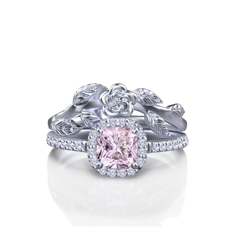 aviana-morganite-cushion-gold-floral-bridal-set