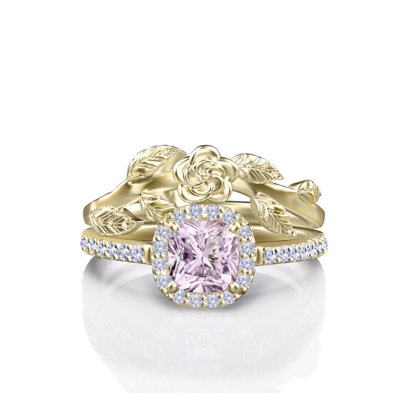 aviana-morganite-cushion-yellow-gold-floral-bridal-set