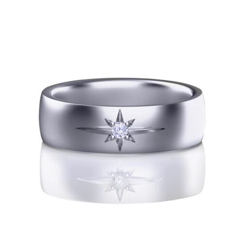 cosmos-white-gold-band