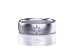 'Cosmos' Sterling Silver Band