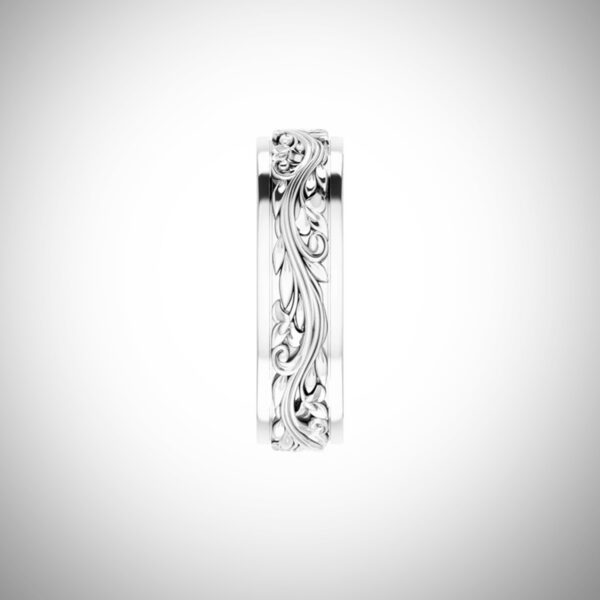 'Lyon' Gold Men's or Women's Floral Band