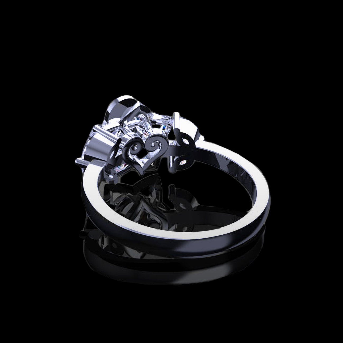 products destiny white gold inspired kingdom hearts engagement ring 2