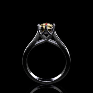 'Stars' 0.52ct Sterling Silver Inspired Dragon Ball Z Ring