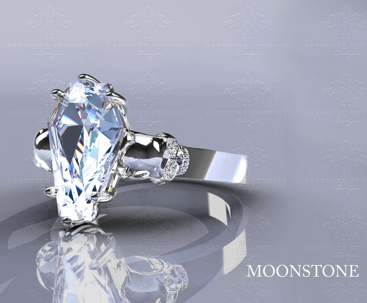 Sapphire Studios Coffin Ring 2024 www.alhudapk