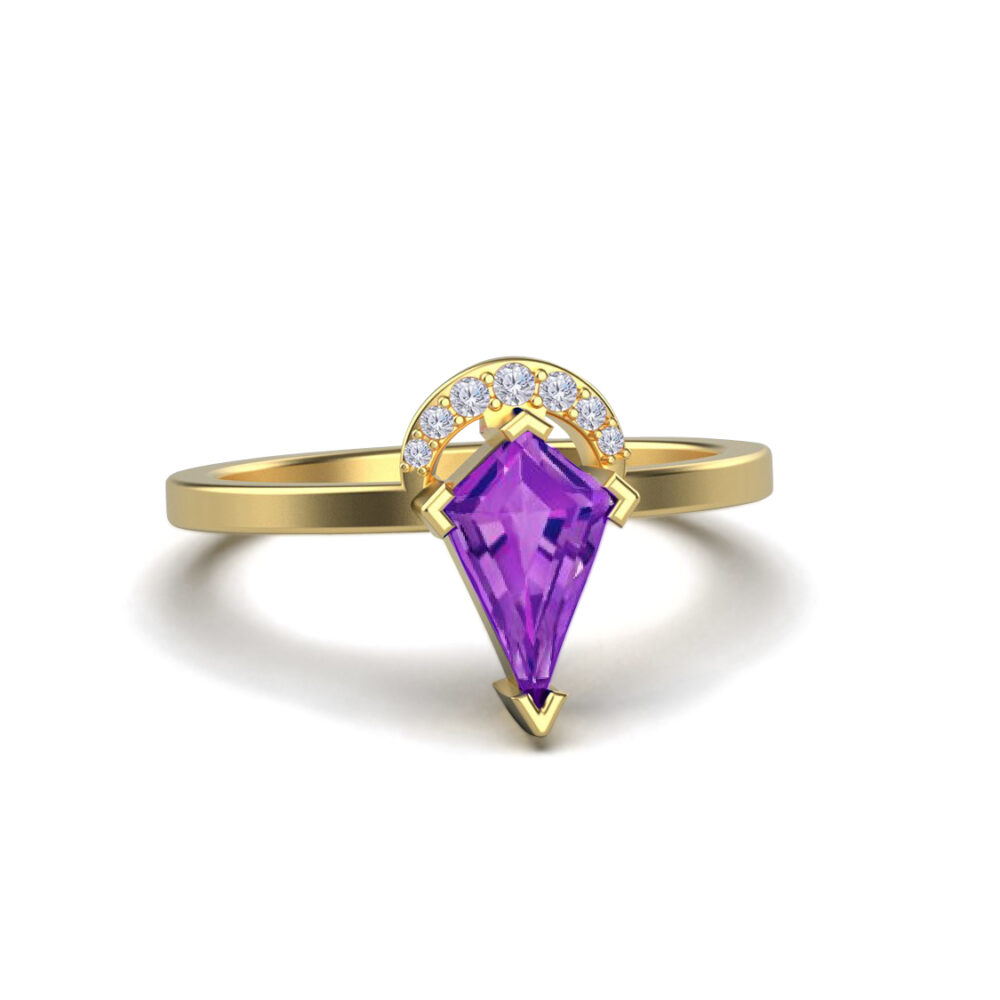 luna-kite-cut-amethyst-diamond-gold-engagement-ring