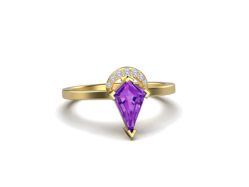 luna-kite-cut-amethyst-diamond-gold-engagement-ring