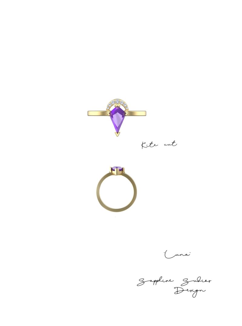 luna-kite-cut-diamond-gold-engagement-ring