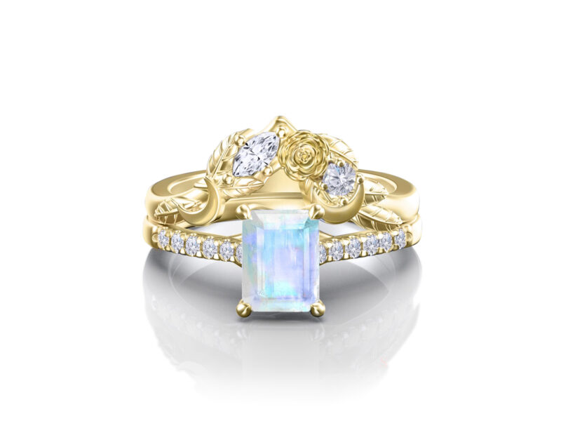 nova-emerald-cut-moonstone-yellow-gold-engagement-ring