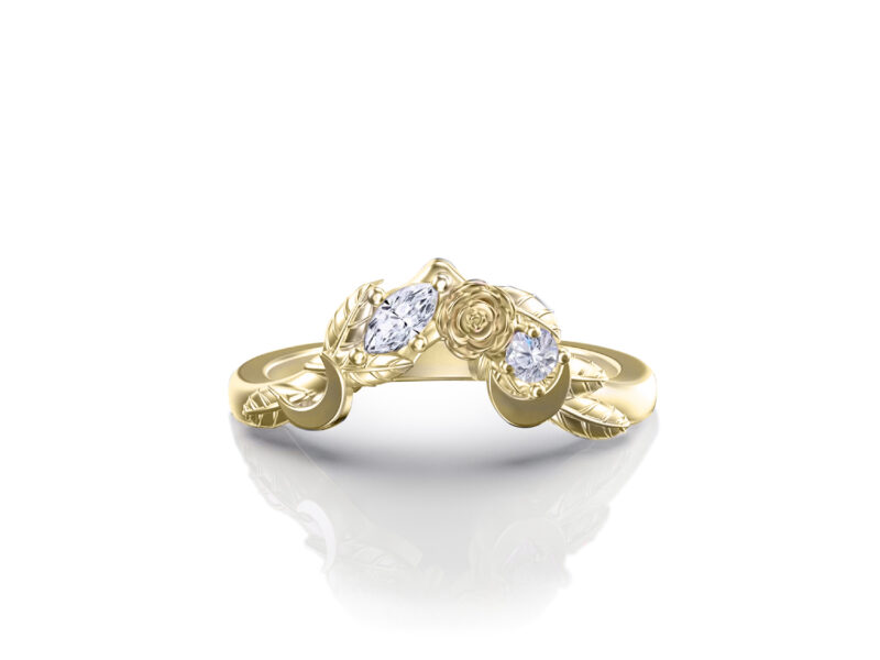 nova-moon-floral-flower-gold-chevron-band