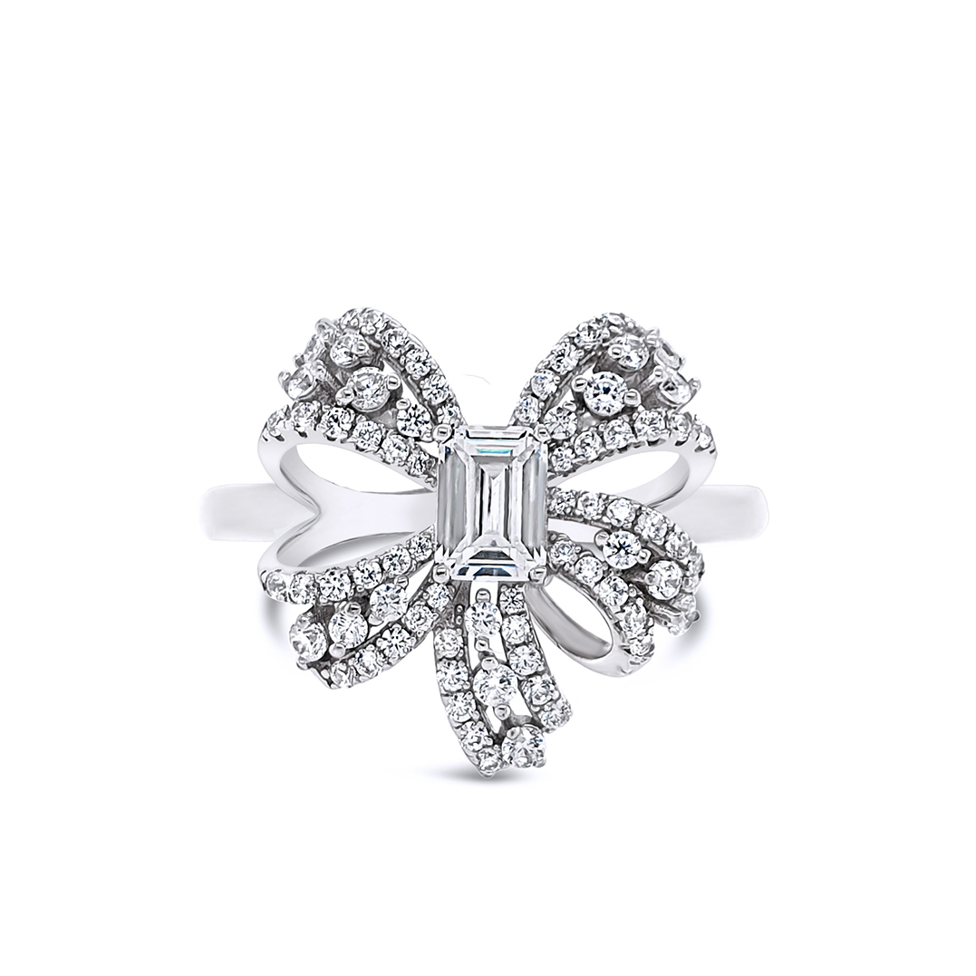 Today's Princess Diamond Ribbon Ring | Molu