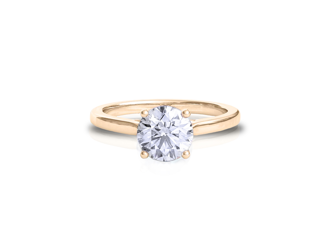 Round Cut Engagement Rings | PenFine – PENFINE