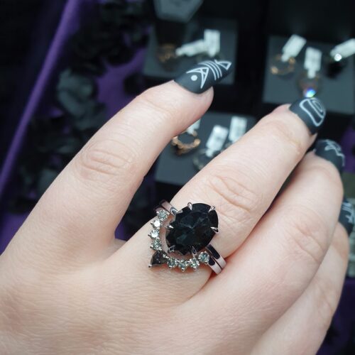 4-88ct-natural-black-diamond-oval-cut-14k-white-gold-bridal-set