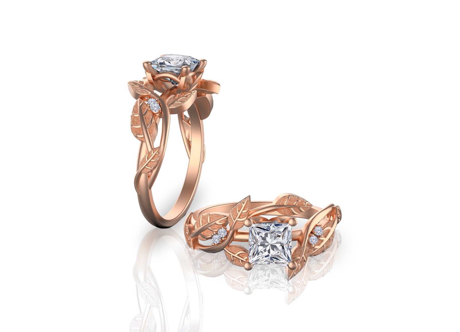 Baguette Cut Diamond Dress Ring | Dracakis Jewellers