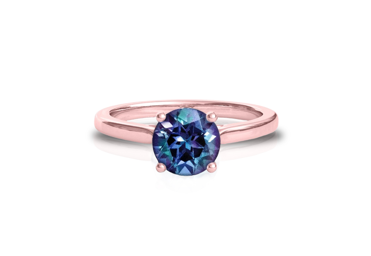 lily-solitaire-Alexandrite-round-cut-gold-engagement-ring