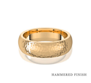 k-85-comfort-fit-mens-gold-yellow-hammered-finish-band
