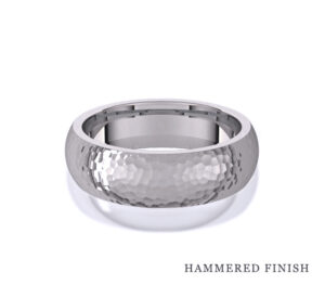 k-85-comfort-fit-mens-white-gold-hammered-finish-band