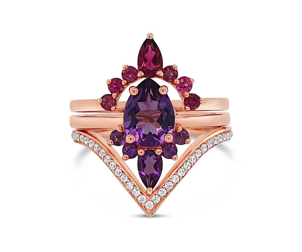 1-20ct-natural-amethyst-pink-tourmaline-diamond-14k-rose-gold-bridal-set