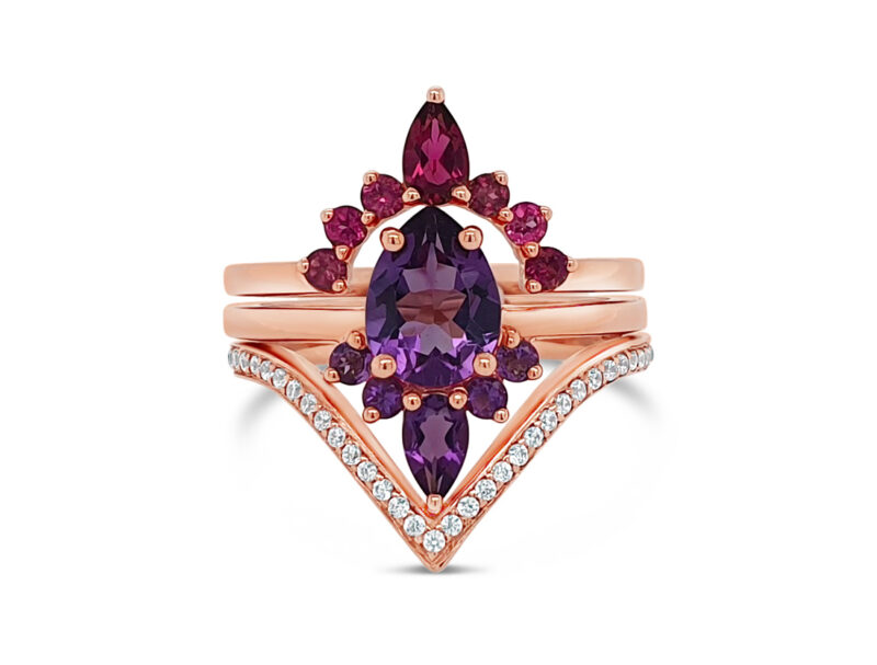 1-20ct-natural-amethyst-pink-tourmaline-diamond-14k-rose-gold-bridal-set