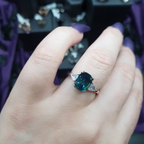 2-76ct-teal-sapphire-cushion-cut-14k-white-gold-rin