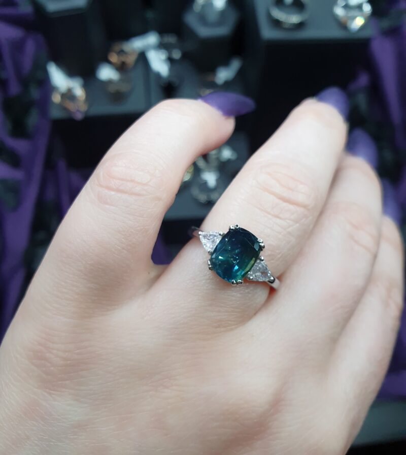 2-76ct-teal-sapphire-cushion-cut-14k-white-gold-rin
