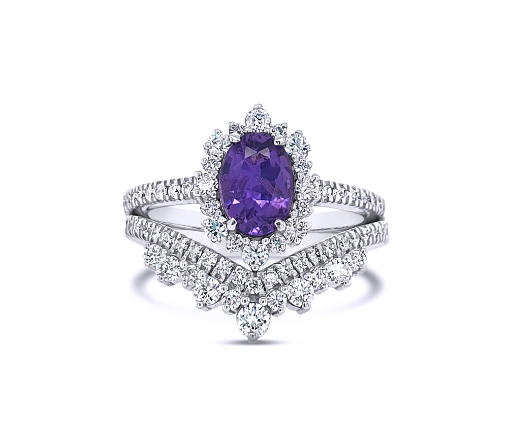 1-09ct-natural-purple-sapphire-oval-cut-14k-white-gold-bridal-set