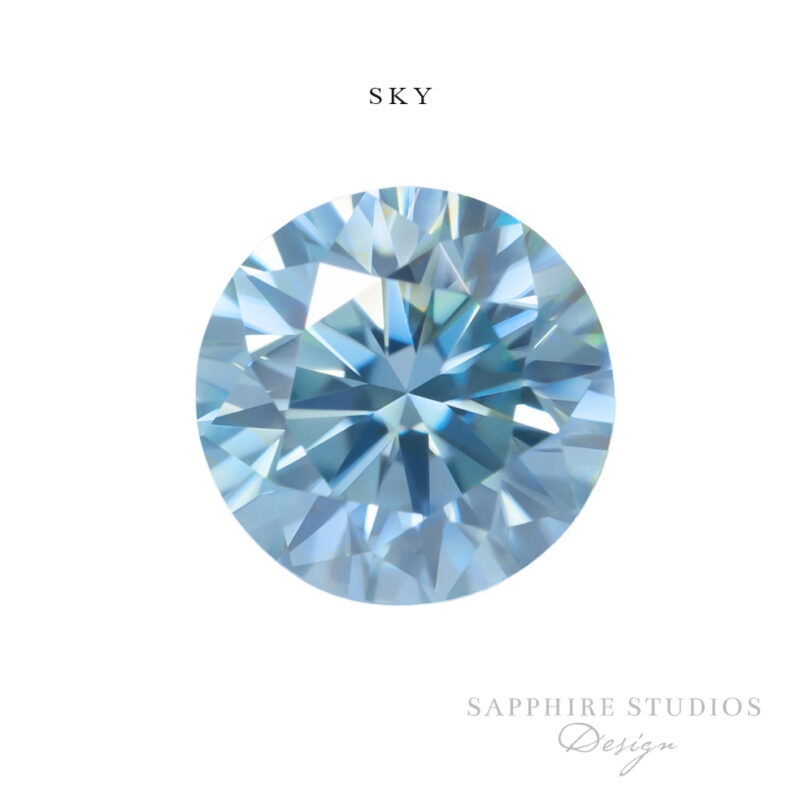 Blue-Moissanite-Coloured-Round-Cut-Sky